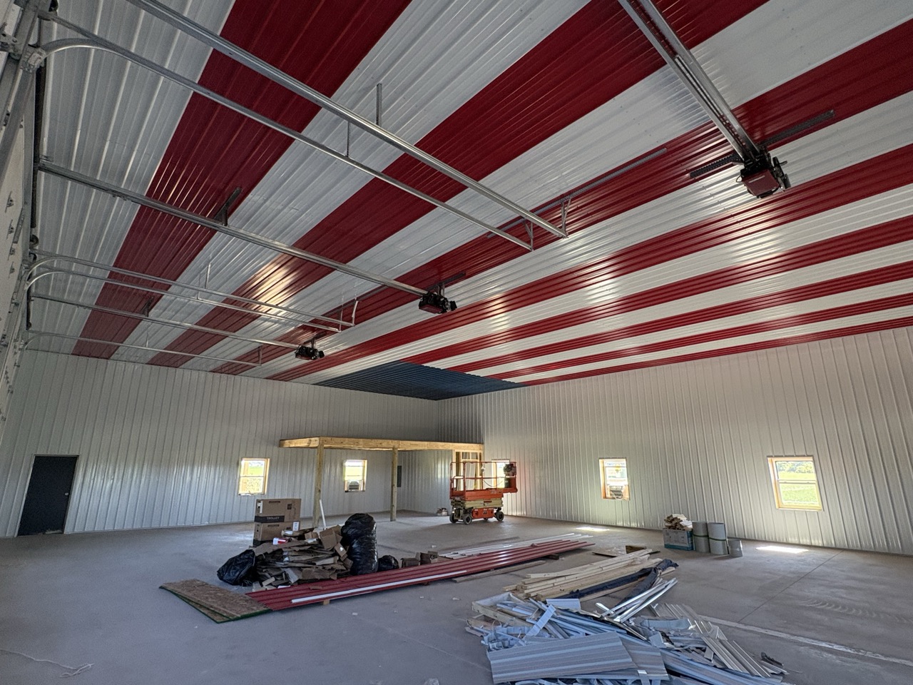 Flag Barn — Construction